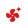 Red Fan Clean Icon